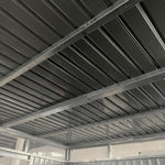 Lade das Bild in den Galerie-Viewer, Gartenhaus aus galvanisiertem Stahl Kosto 6,76 m² + Verankerungsset - X-Métal
