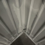 Lade das Bild in den Galerie-Viewer, Gartenhaus aus galvanisiertem Stahl Kosto 6,76 m² + Verankerungsset - X-Métal
