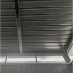 Lade das Bild in den Galerie-Viewer, Gartenhaus aus galvanisiertem Stahl Kosto 6,76 m² + Verankerungsset - X-Métal
