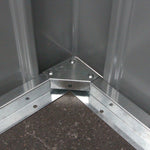 Lade das Bild in den Galerie-Viewer, Gartenhaus aus galvanisiertem Stahl Roka 7,1 m² + Verankerungsset - X-Métal
