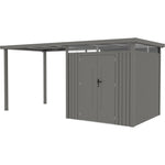 Lade das Bild in den Galerie-Viewer, Expertenmeinung zum Vordach aus verzinktem Stahl für das Kosto-Gartenhaus 5,29m² oder 6,76m² - X-METAL
